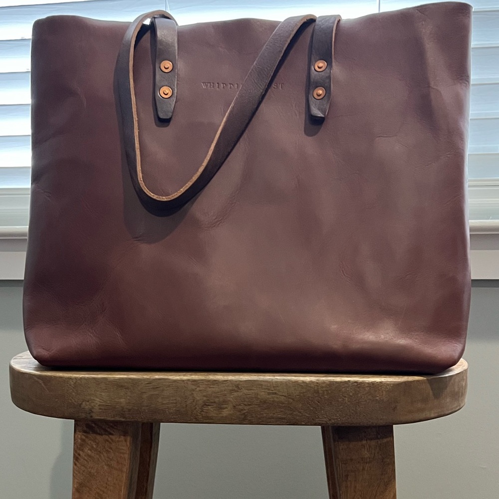 WP (whipping post) - leather vintage tote!